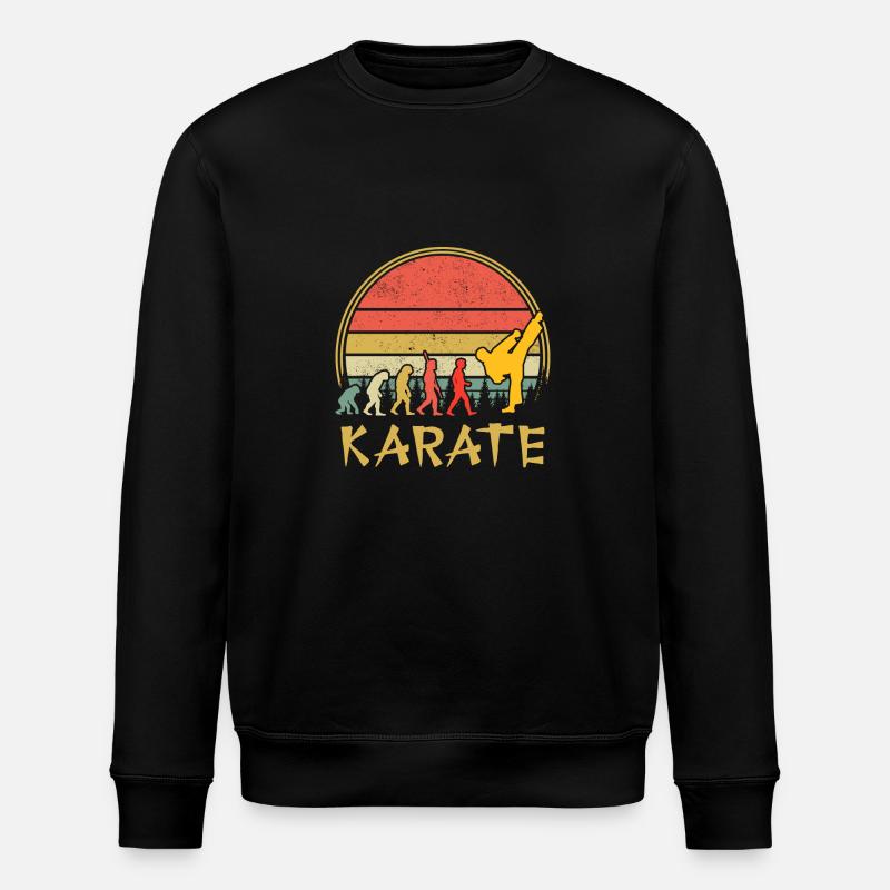 Karaté - Sweat bio ROLLER Stanley/Stella Unisexe - noir