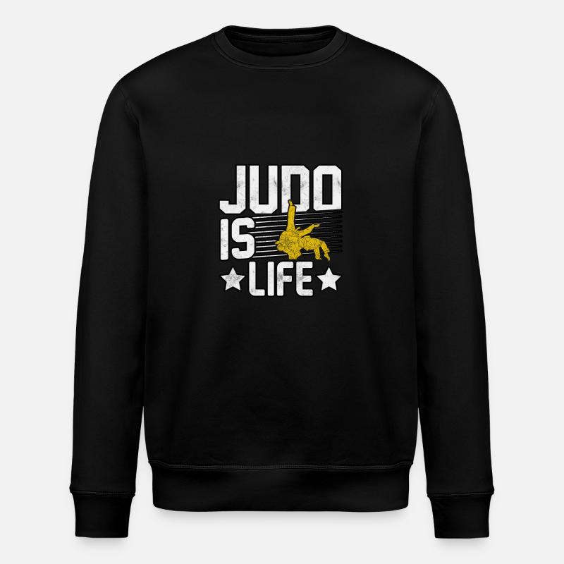 Le judo, c’est la vie - Sweat bio ROLLER Stanley/Stella Unisexe - noir