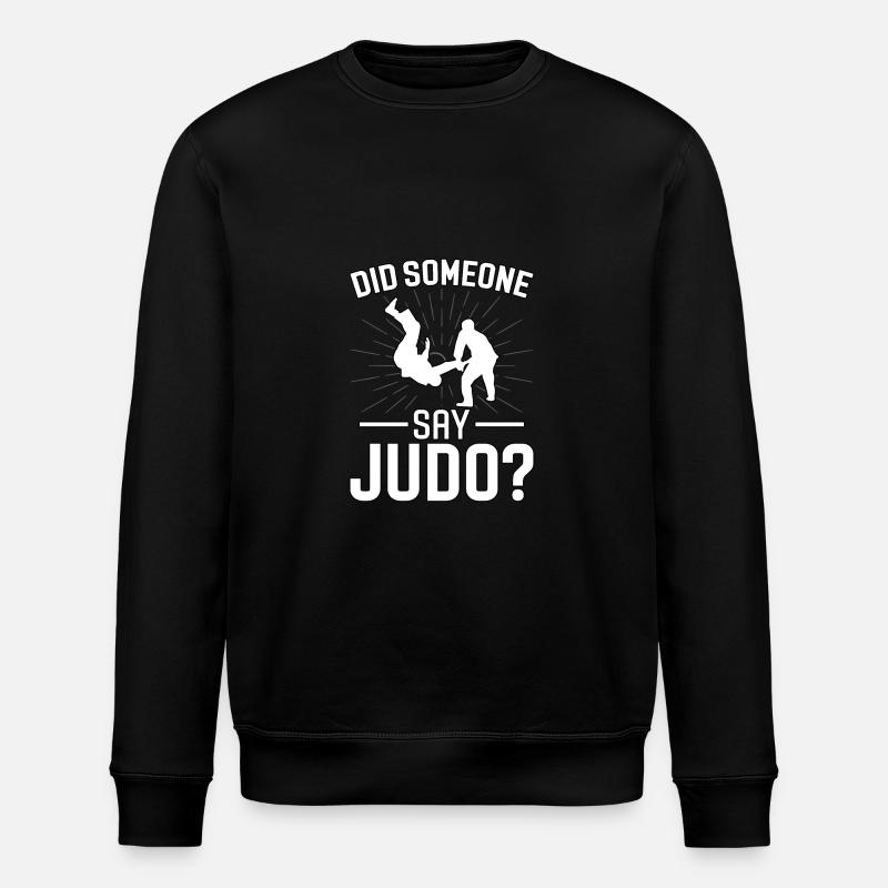 Quelqu’un a dit Judo ? - Sweat bio ROLLER Stanley/Stella Unisexe - noir