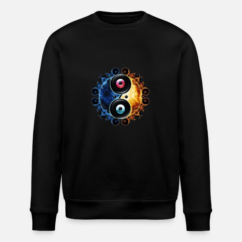 Yin Yang - Sweat bio ROLLER Stanley/Stella Unisexe - noir