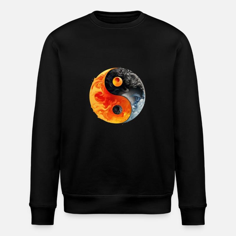 Yin Yang - Sweat bio ROLLER Stanley/Stella Unisexe - noir
