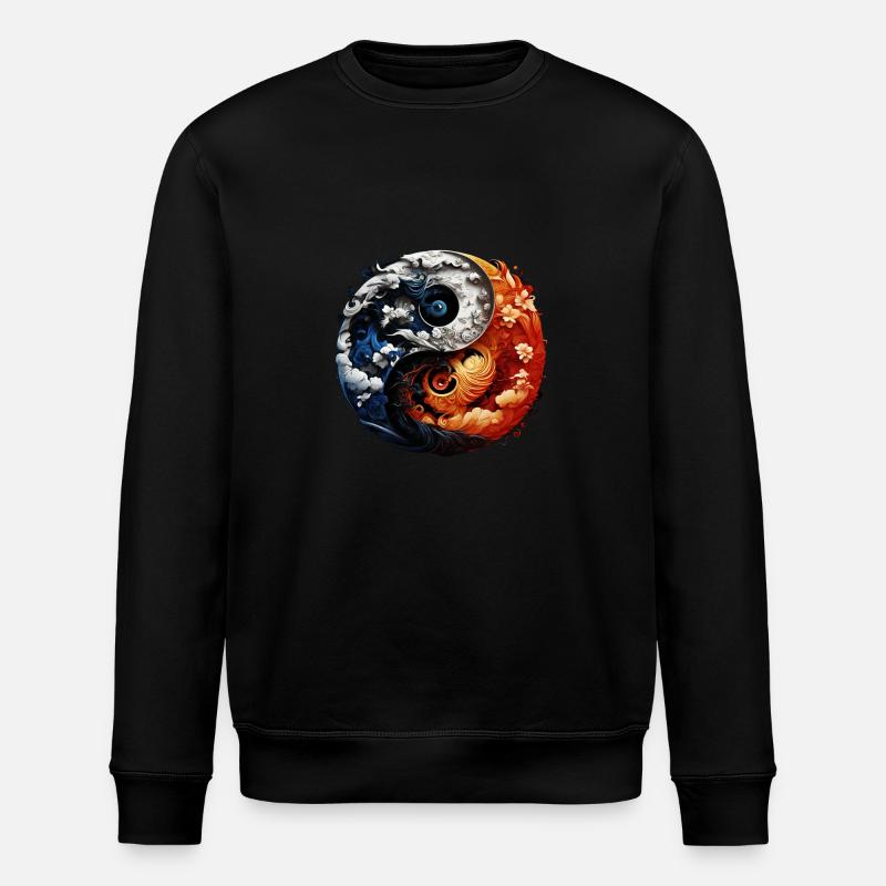 Yin Yang - Sweat bio ROLLER Stanley/Stella Unisexe - noir