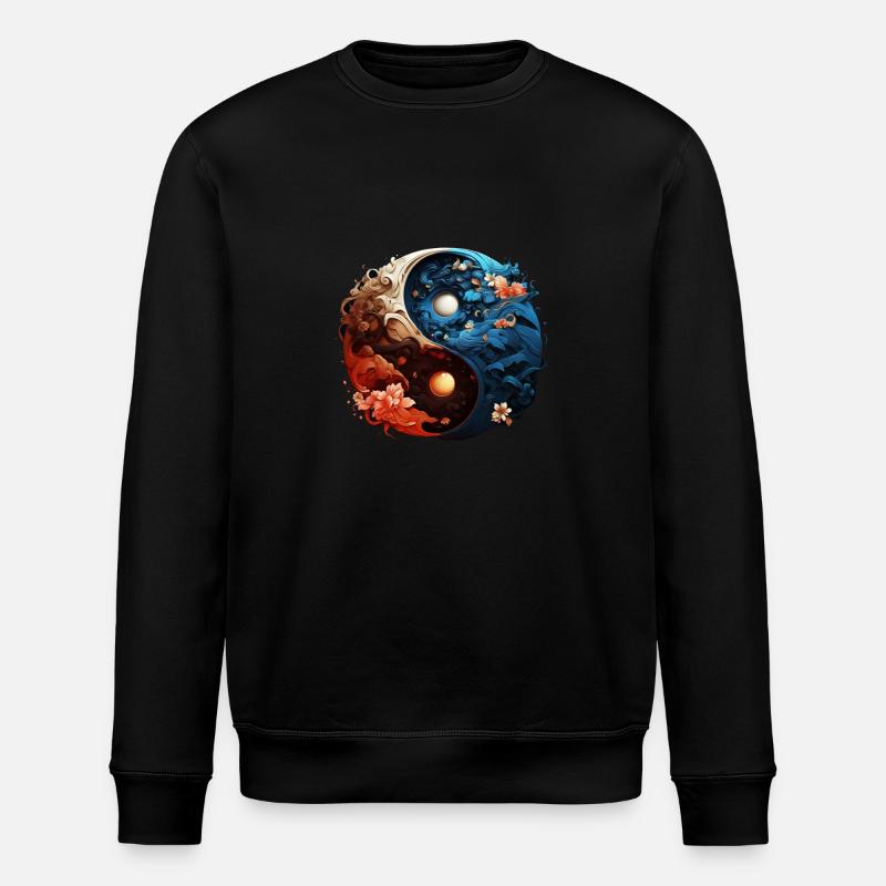 Yin Yang - Sweat bio ROLLER Stanley/Stella Unisexe - noir