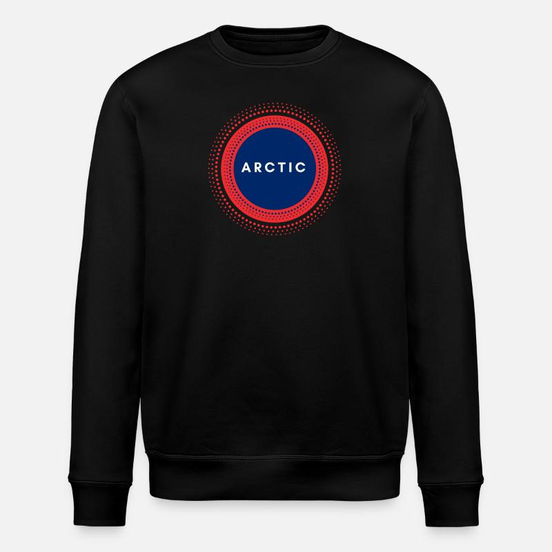 artico - Felpa ecologica unisex ROLLER di Stanley/Stella - nero