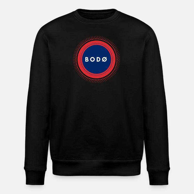 Bodo Norwegen - Stanley/Stella Unisex Bio-Sweatshirt ROLLER - Schwarz