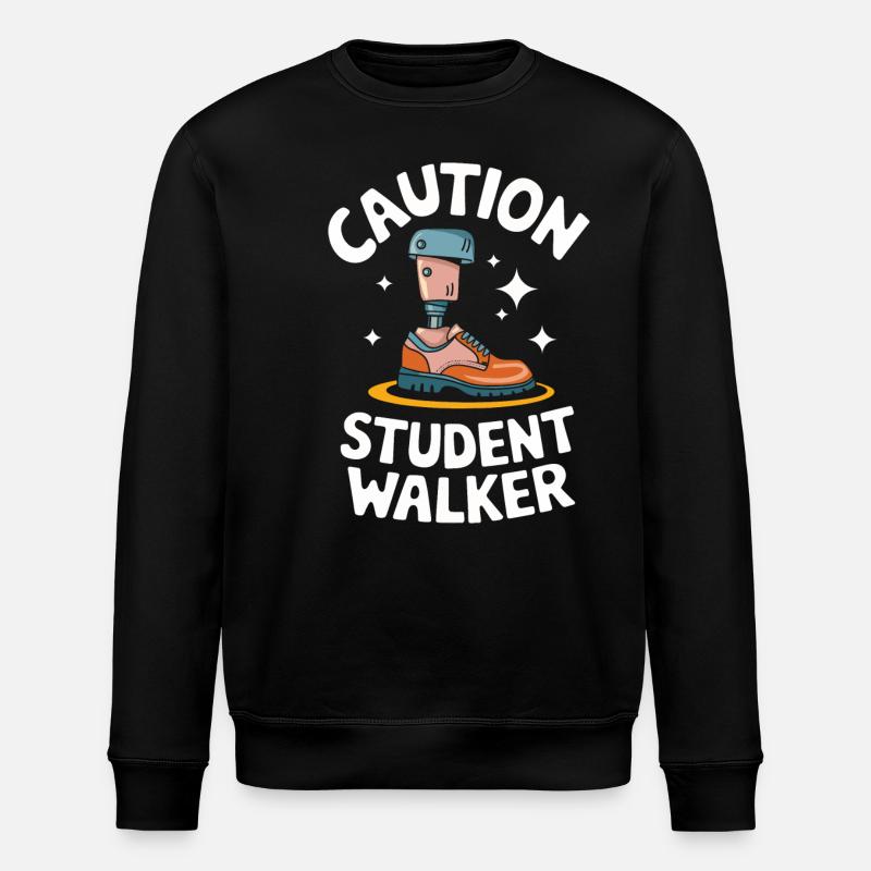 Invalidité due à l’amputation - Sweat bio ROLLER Stanley/Stella Unisexe - noir