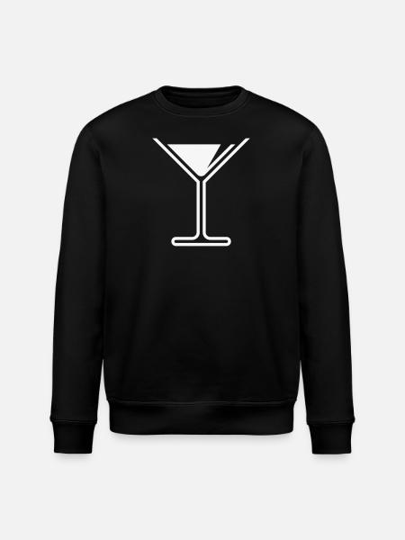 XSommeral Refreshment (White) - Stanley/Stella ROLLER Unisex Organic Sweatshirt - black