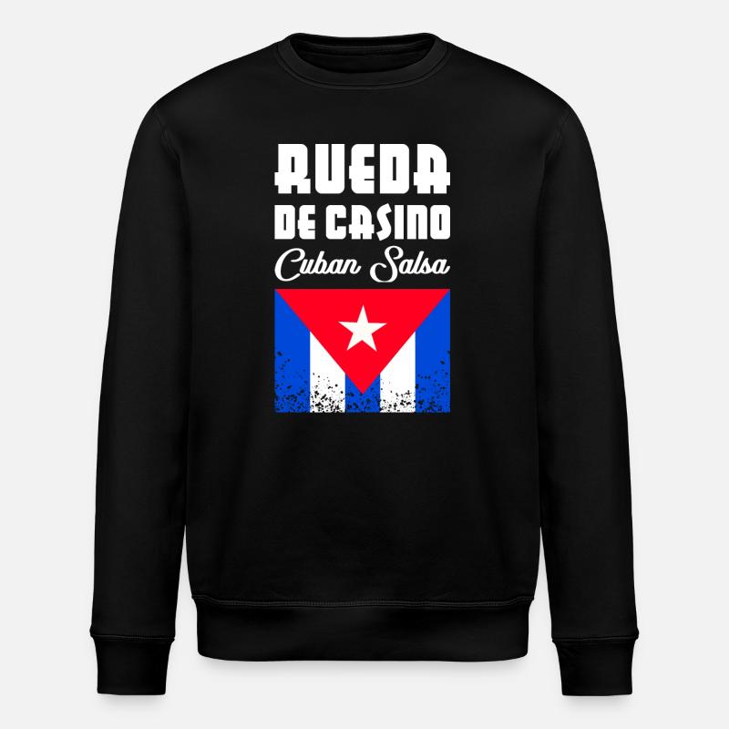 Rueda de Casino - Salsa cubaine - Sweat bio ROLLER Stanley/Stella Unisexe - noir
