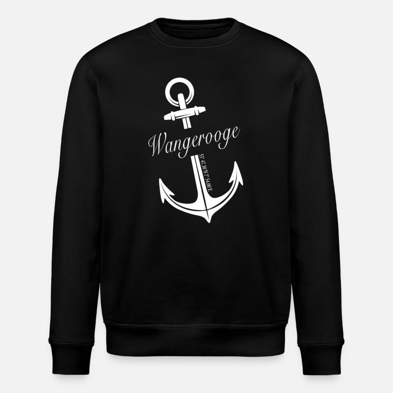 Wangerooge - Stanley/Stella Unisex Bio-Sweatshirt ROLLER - Schwarz