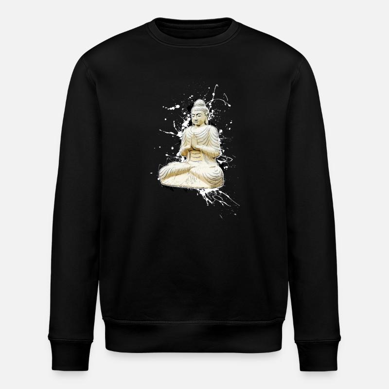 Bouddha - Sweat bio ROLLER Stanley/Stella Unisexe - noir