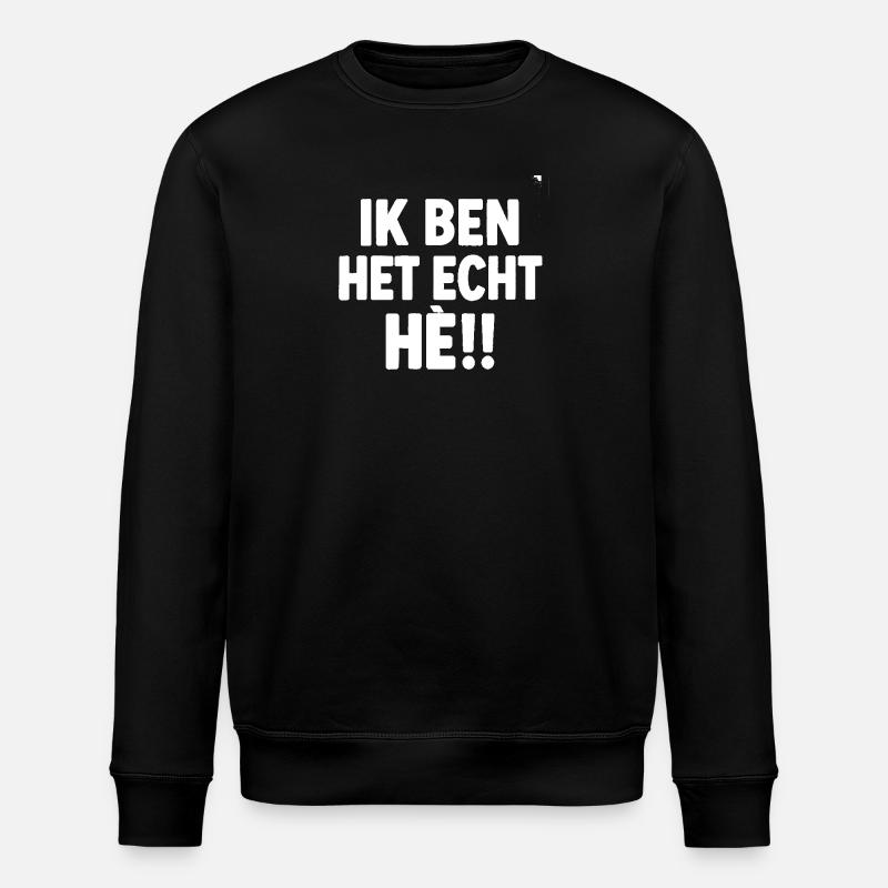 It's really me!! - Stanley/Stella ROLLER Unisex Organic Sweatshirt - black