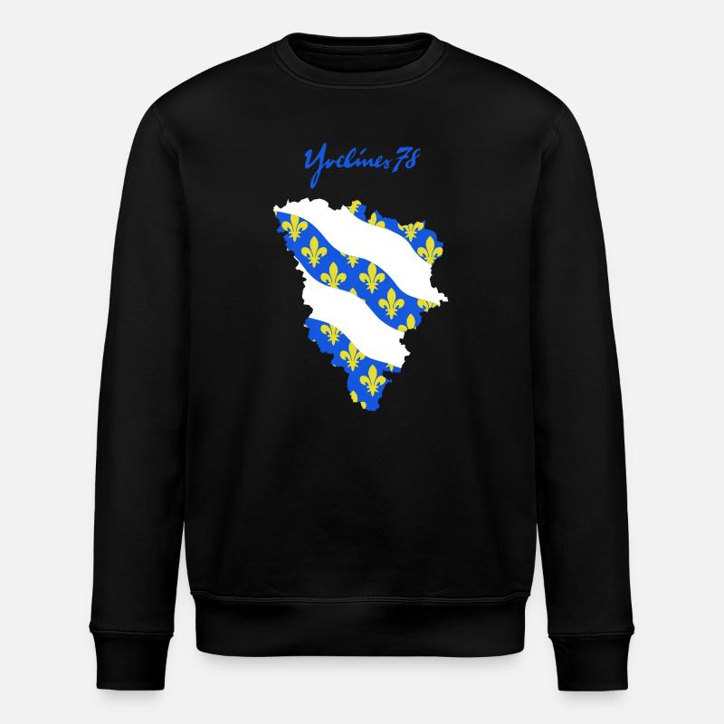 Yvelines 78 - Stanley/Stella Unisex Bio-Sweatshirt ROLLER - Schwarz