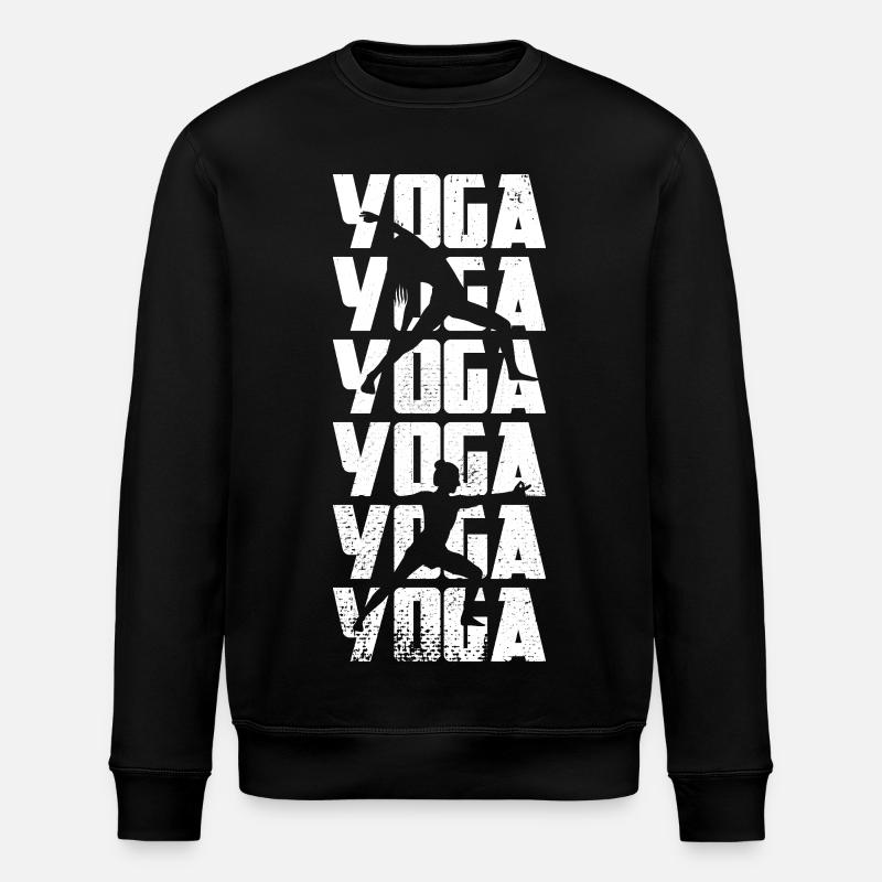 Yoga - Stanley/Stella Unisex Bio-Sweatshirt ROLLER - Schwarz