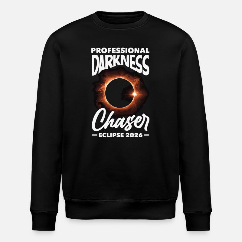 Éclipse solaire 2026, 12 août - Sweat bio ROLLER Stanley/Stella Unisexe - noir