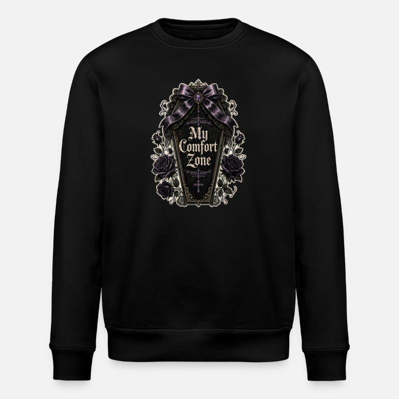 My Comfort Zone - Gothic  - Stanley/Stella Unisex Bio-Sweatshirt ROLLER - Schwarz