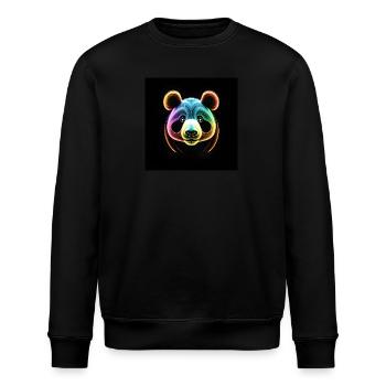 Panda Mira regarde tout de près - Sweat bio ROLLER Stanley/Stella Unisexe - noir - Devant - Nik (191cm)