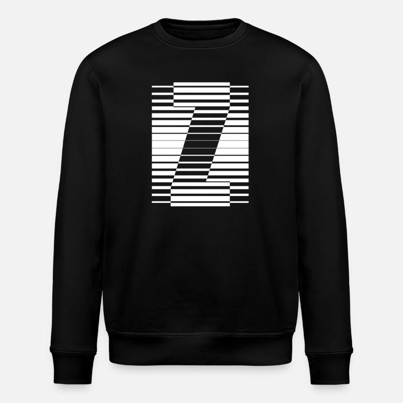 INITIAL Z - Stanley/Stella ROLLER Unisex Organic Sweatshirt - black