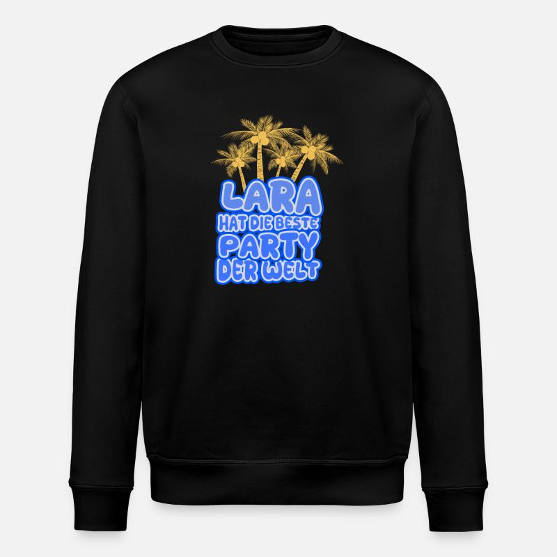 Gift for Lara - Stanley/Stella ROLLER Unisex Organic Sweatshirt - black