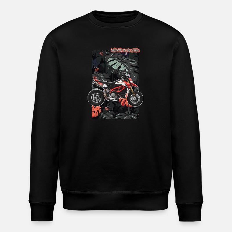 Superbike // Illustration - Stanley/Stella Unisex Bio-Sweatshirt ROLLER - Schwarz