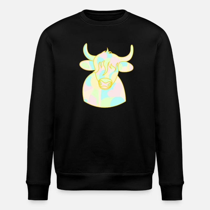 Opal Kuschelbulle - Stanley/Stella Unisex Bio-Sweatshirt ROLLER - Schwarz
