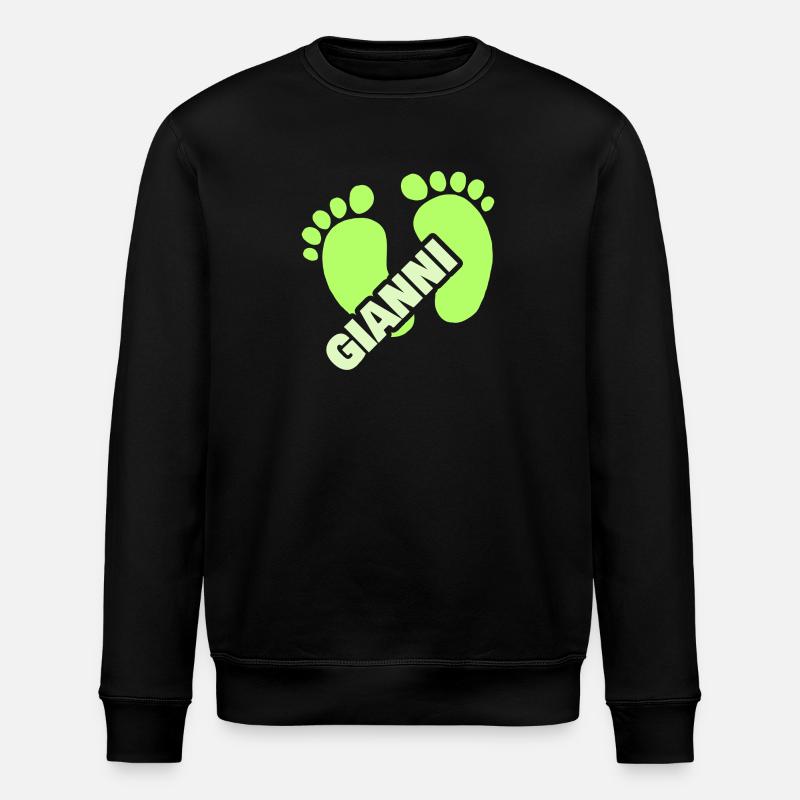 Geschenk für Gianni - Stanley/Stella Unisex Bio-Sweatshirt ROLLER - Schwarz