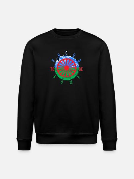 Proud to be Roma - Stanley/Stella ROLLER Unisex Organic Sweatshirt - black