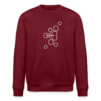 Nom : Elean - Sweat bio ROLLER Stanley/Stella Unisexe - bordeaux - Devant - Nik (191cm)