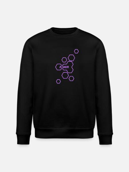 Nom : Aiden - Sweat bio ROLLER Stanley/Stella Unisexe - noir