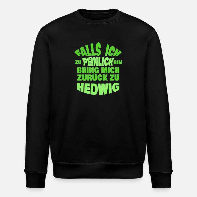 Hedwig's bachelor party - Stanley/Stella ROLLER Unisex Organic Sweatshirt - black