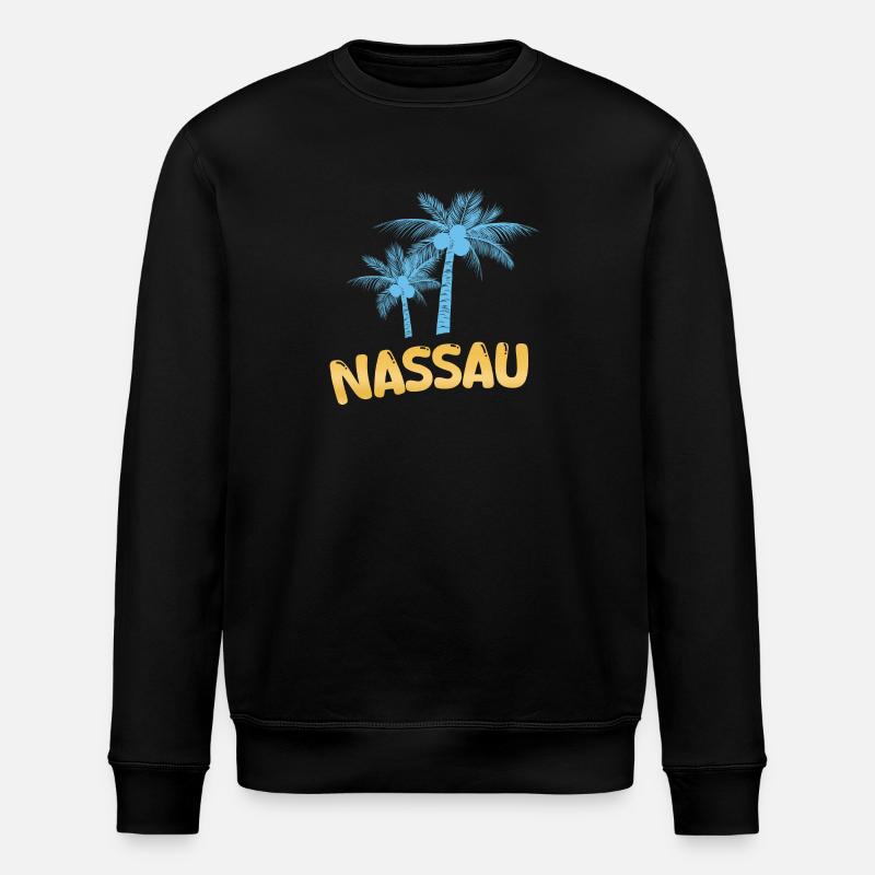Nassau Nassau - Stanley/Stella ROLLER Unisex Organic Sweatshirt - black