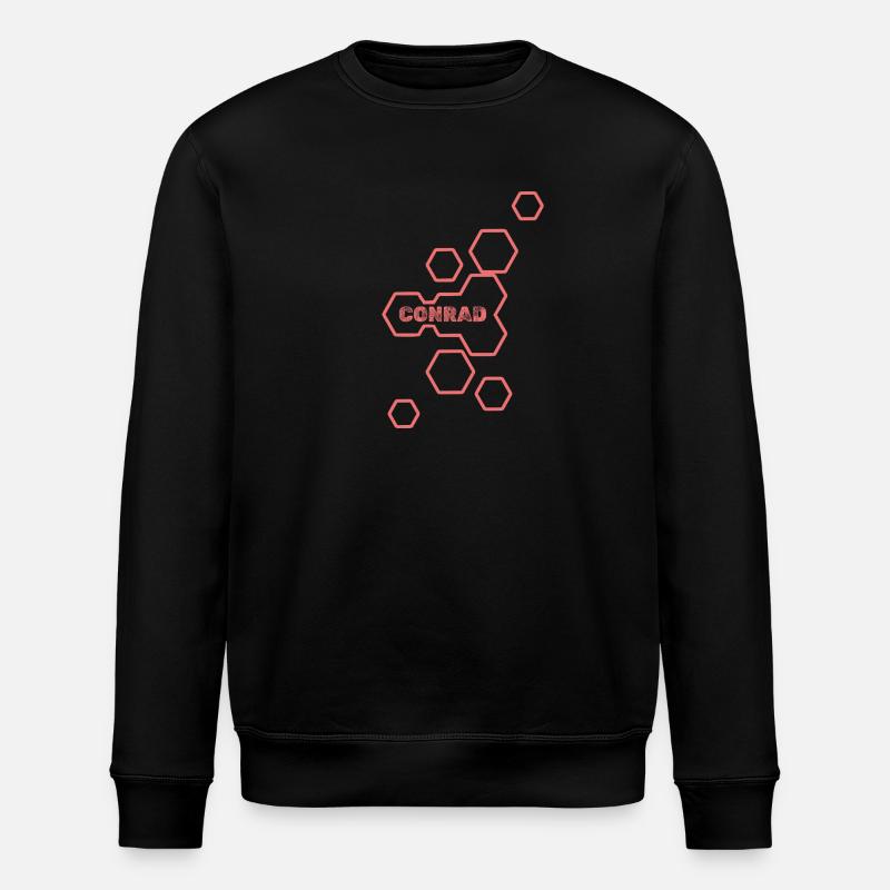 Geschenk für Conrad - Stanley/Stella Unisex Bio-Sweatshirt ROLLER - Schwarz