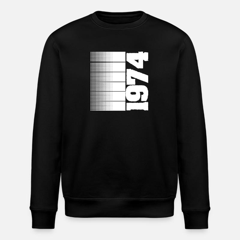 1974 - Sweat bio ROLLER Stanley/Stella Unisexe - noir