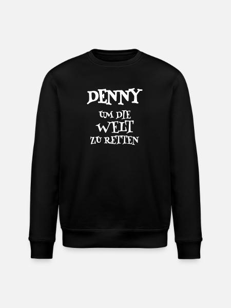 Gift for Denny - Stanley/Stella ROLLER Unisex Organic Sweatshirt - black