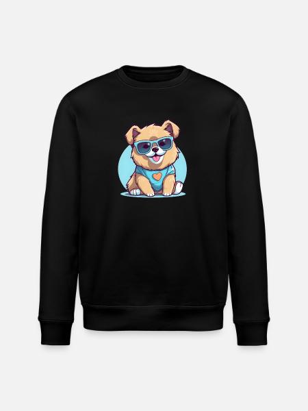 Chiot cool - Sweat bio ROLLER Stanley/Stella Unisexe - noir