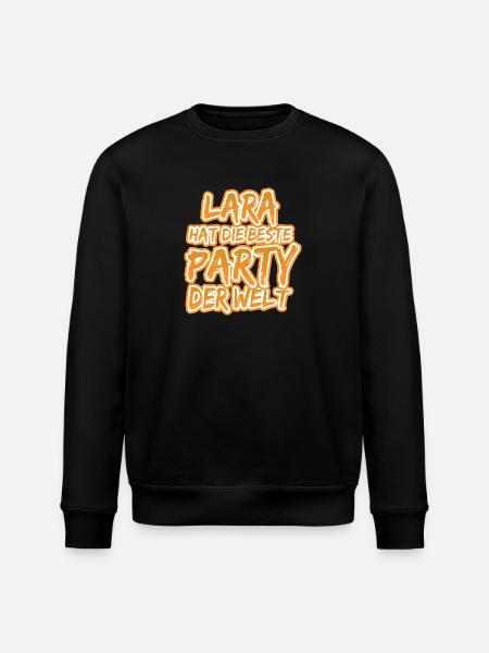 Gift for Lara - Stanley/Stella ROLLER Unisex Organic Sweatshirt - black