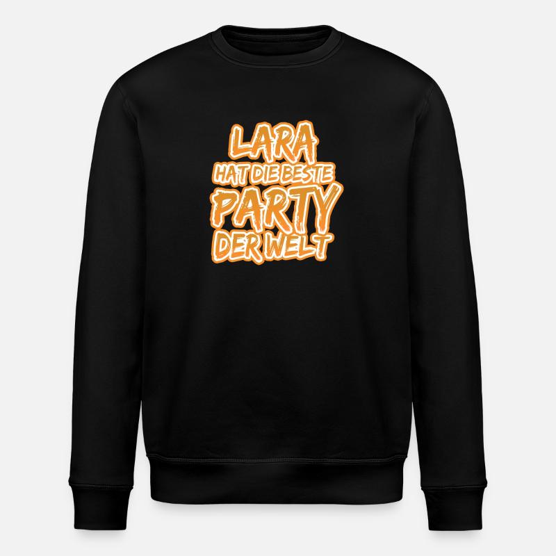 Geschenk für Lara - Stanley/Stella Unisex Bio-Sweatshirt ROLLER - Schwarz