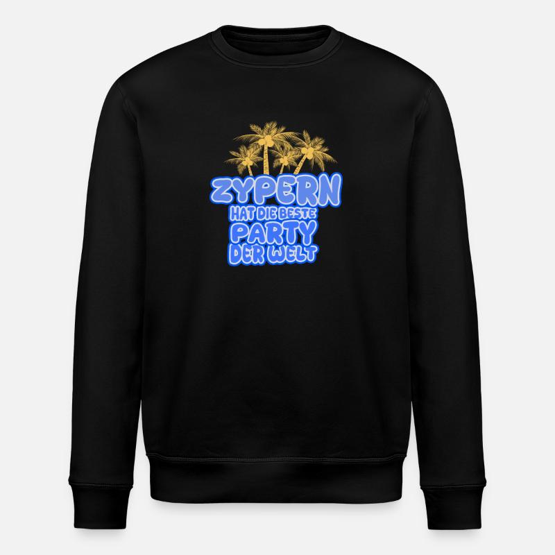 Chypre comme vacances - Sweat bio ROLLER Stanley/Stella Unisexe - noir