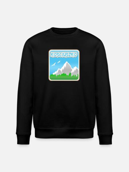 Kosciuszko - Stanley/Stella Unisex Bio-Sweatshirt ROLLER - Schwarz