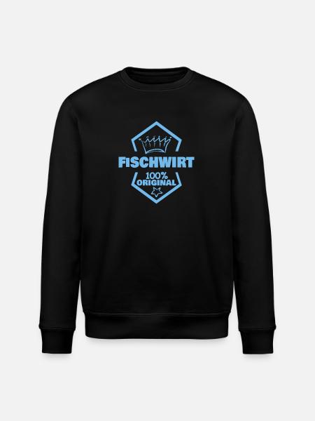 Work Fisherman - Stanley/Stella ROLLER Unisex Organic Sweatshirt - black