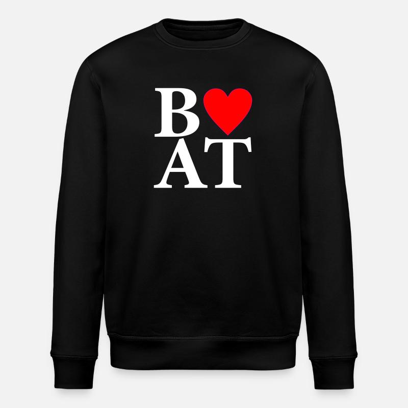 Boat - Stanley/Stella ROLLER Unisex Organic Sweatshirt - black