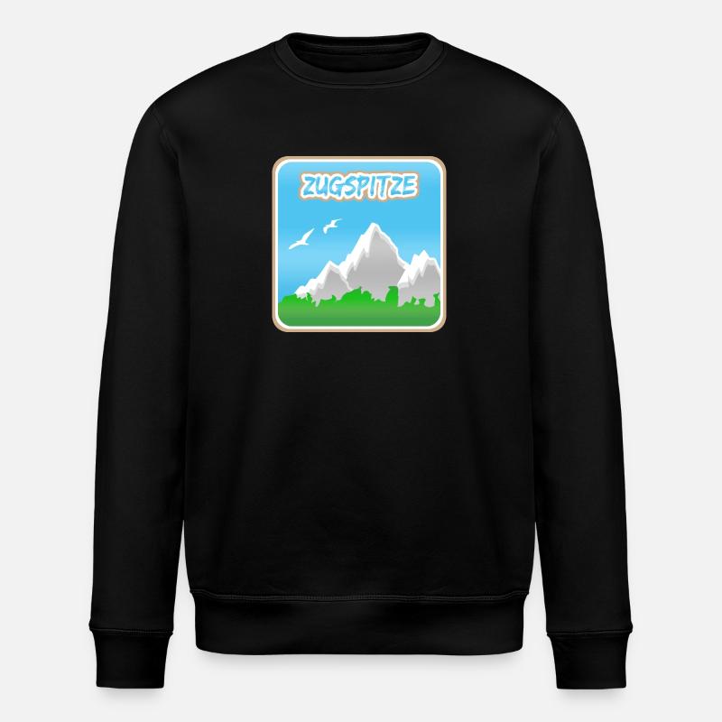 Mountaineering Zugspitze - Stanley/Stella ROLLER Unisex Organic Sweatshirt - black