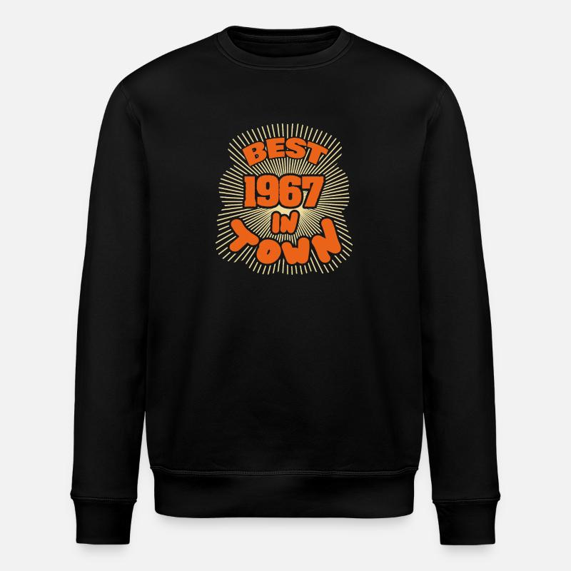 1967 - Stanley/Stella ROLLER Unisex Organic Sweatshirt - black