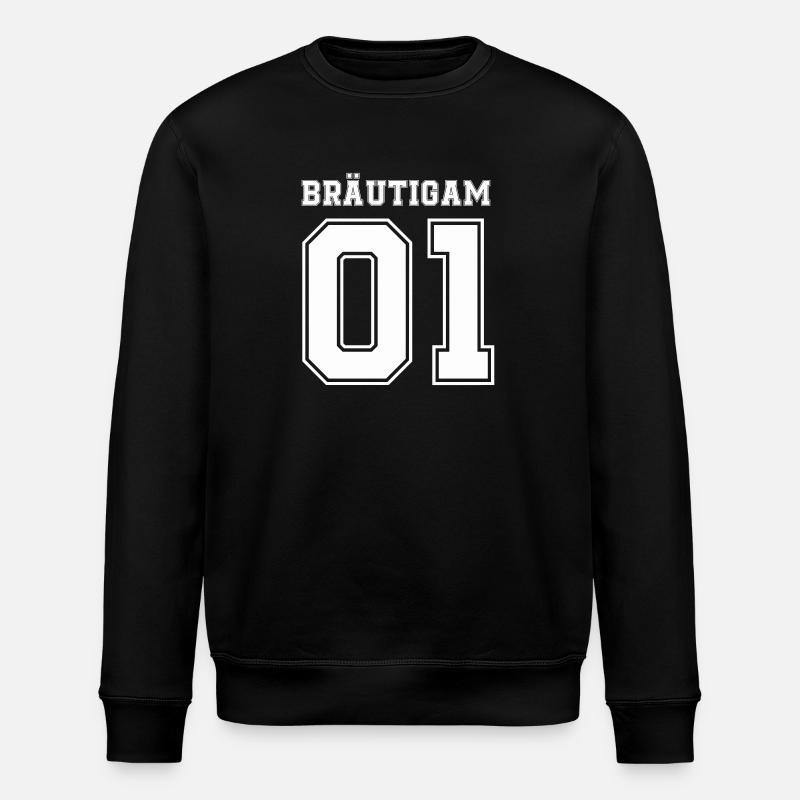 Groom 01 - Stanley/Stella ROLLER Unisex Organic Sweatshirt - black