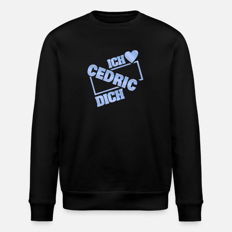 Couple Cédric - Sweat bio ROLLER Stanley/Stella Unisexe - noir