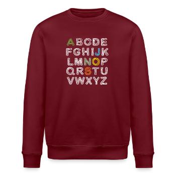 JONAS Vorname Outfit Einschulung Geburtstag Name - Stanley/Stella Unisex Bio-Sweatshirt ROLLER - Burgunderrot - Vorne - Nik (191cm)