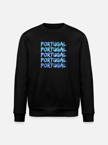 Gift for Portugal - Stanley/Stella ROLLER Unisex Organic Sweatshirt - black