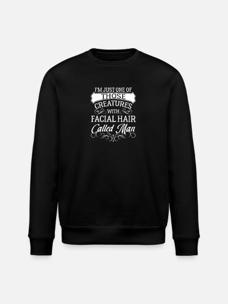 Men's Holiday Feast - Stanley/Stella ROLLER Unisex Organic Sweatshirt - black