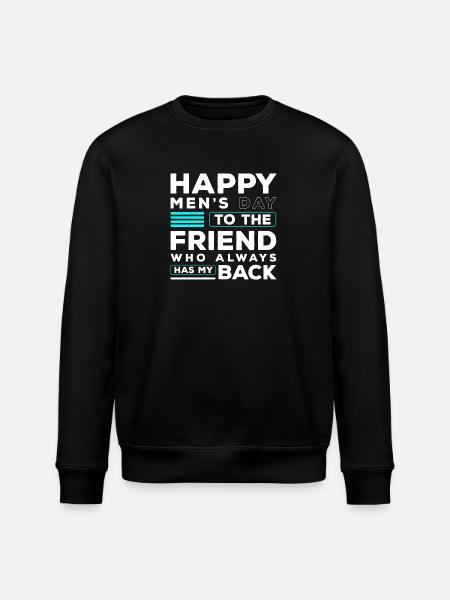 Mann Feier Bart Partner - Stanley/Stella Unisex Bio-Sweatshirt ROLLER - Schwarz
