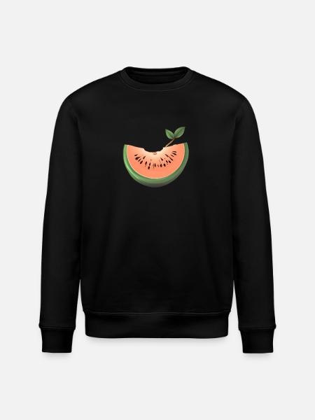 Pastèque, Melon, Fruit, Fruit - Sweat bio ROLLER Stanley/Stella Unisexe - noir