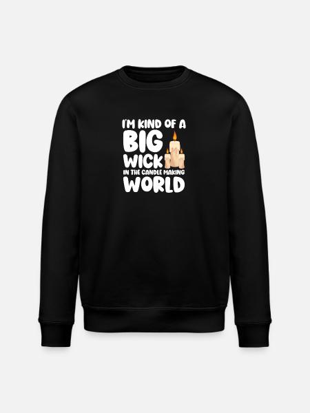 Candle Date Warm Passion - Stanley/Stella ROLLER Unisex Organic Sweatshirt - black